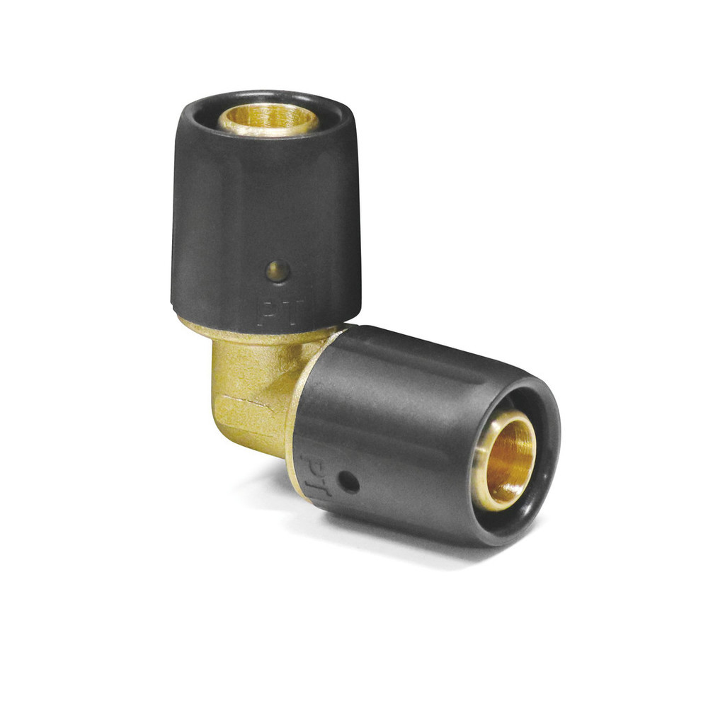 Sanpro Steckfitting 90° Winkel - Bogen für Verbundrohr - DVGW, Größe 16x2