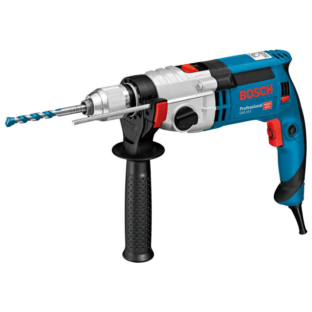 Bosch Professional Schlagbohrmaschine GSB 24-2 mit Bohrerset