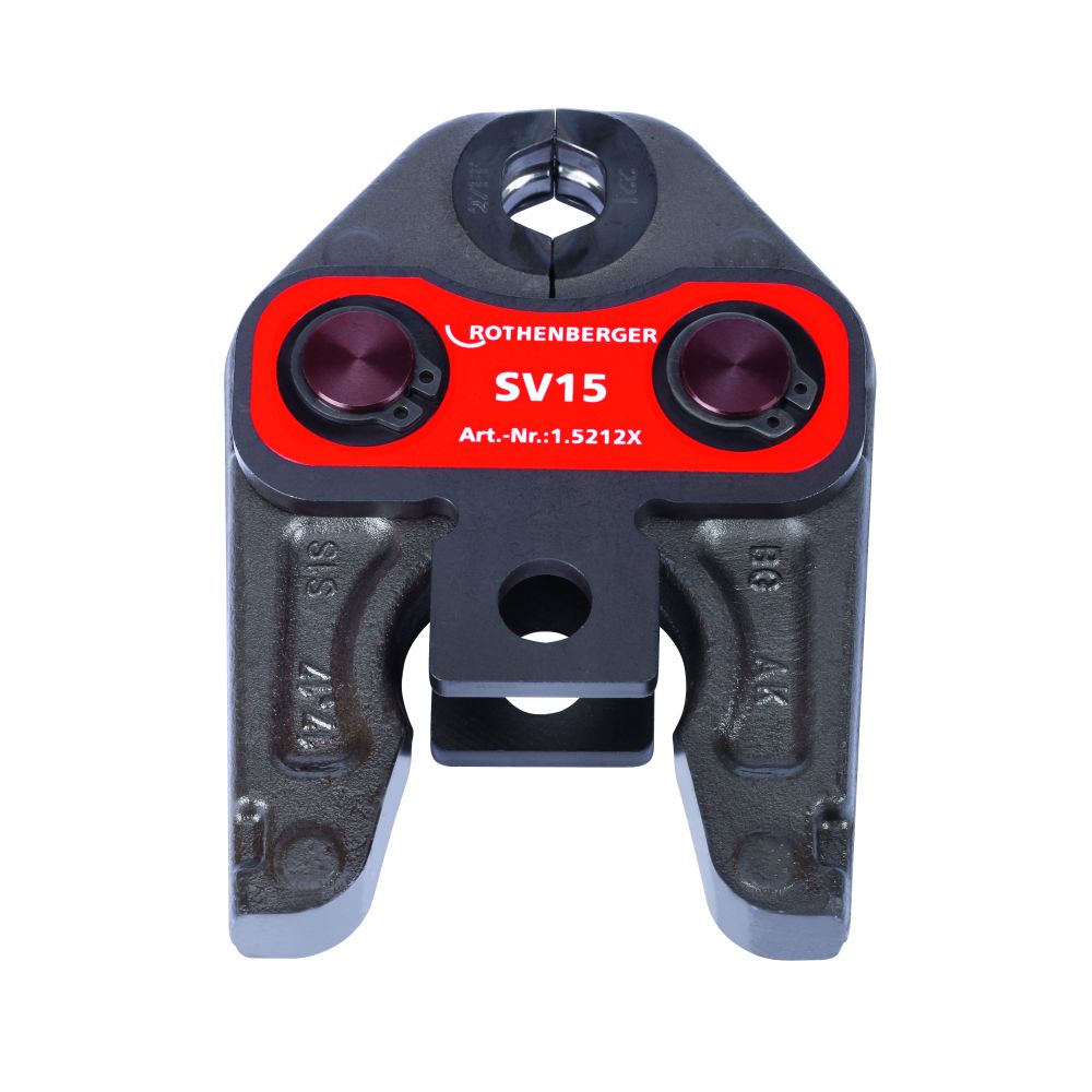 ROTHENBERGER Pressbacke / Presszange - V / SV - Profil, Größe V / SV 15