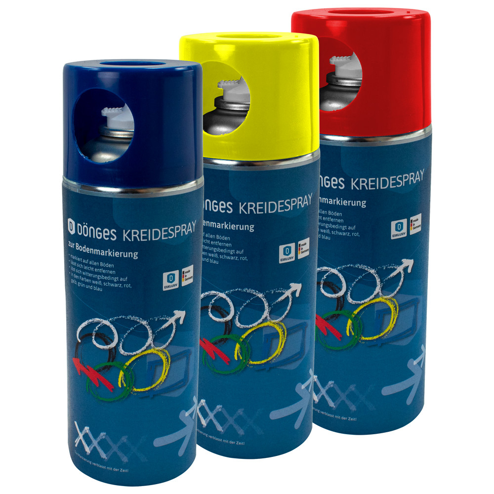 Chalk marking spray in head over spray can green, can à 400 ml
