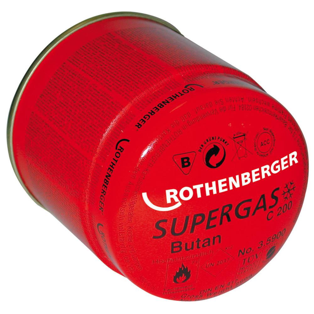 ROTHENBERGER C200 Supergas - Für ROFLAME PIEZO 4 - Kartusche 330 ml