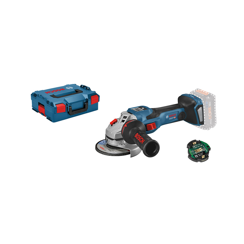 Bosch Professional Akku-Winkelschleifer BITURBO GWS 18V-15 SC, Solo Version