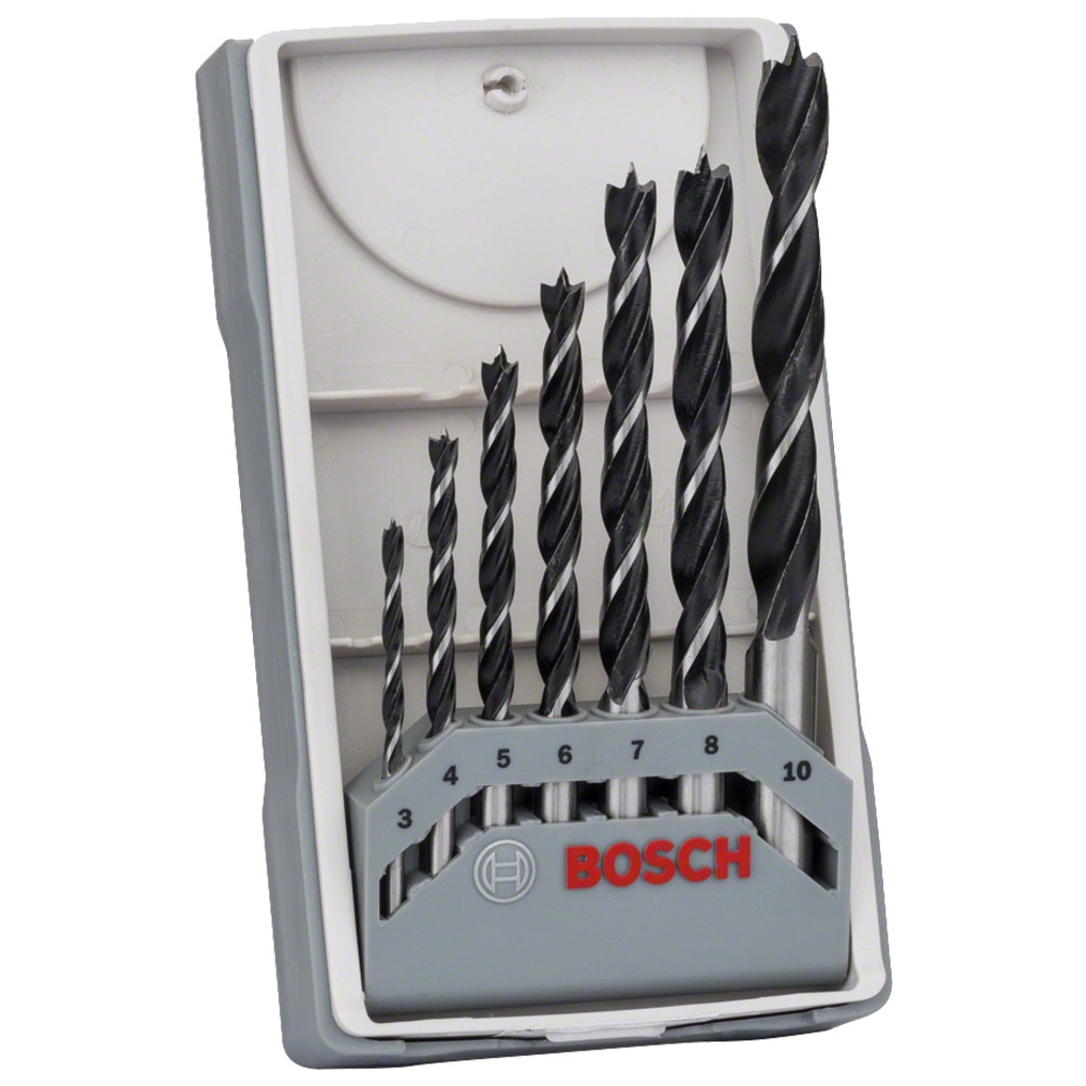 Bosch Professional Holzbohrer-Set X-Pro Line, 7-teilig, 3-10 mm