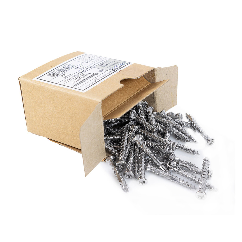 Sanpro Terrassenschraube aus Edelstahl mit Torx Kopf, Größe 5 x 60 mm, Anzahl 2000 Stück