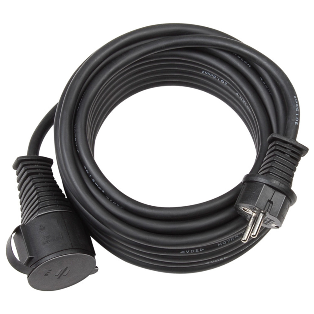 Brennenstuhl Baustellen-Verlängerungskabel, IP44, schwarz, H07RN-F 3G1,5, 10 m