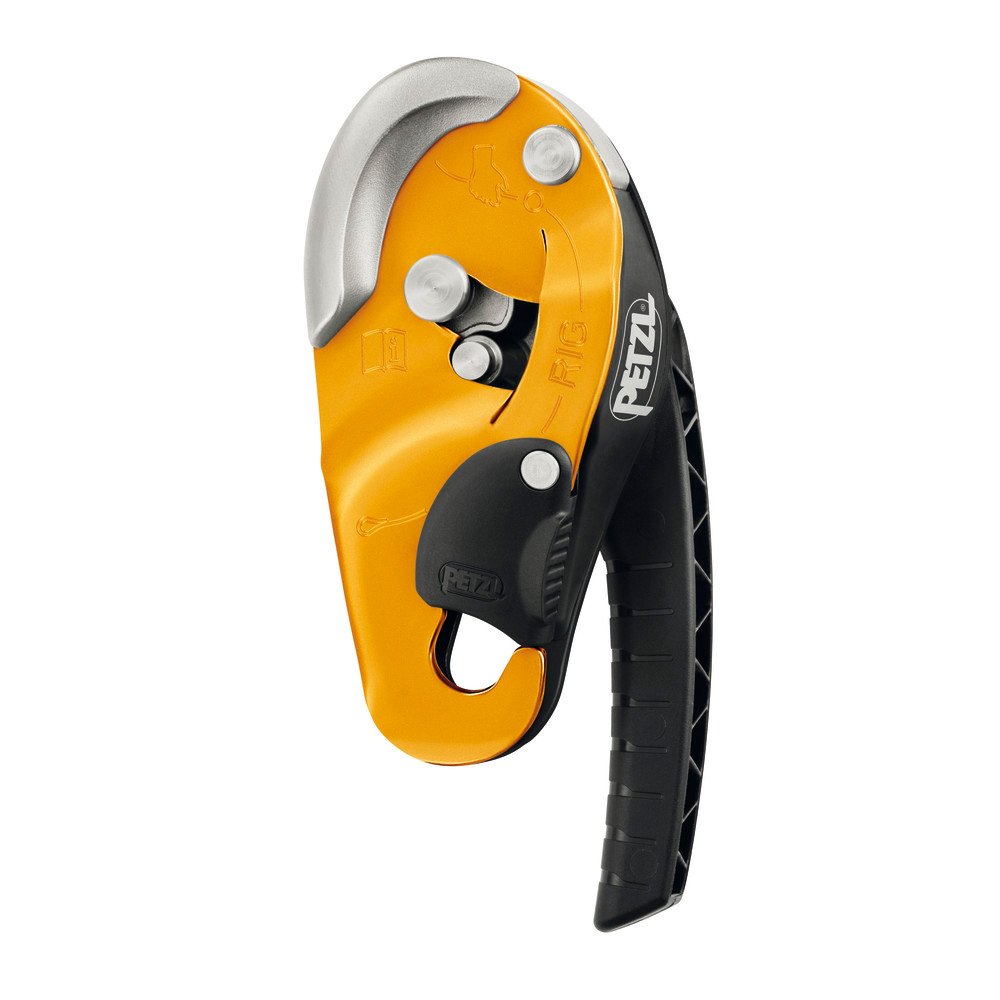 Petzl Abseilgerät RIG, gelb