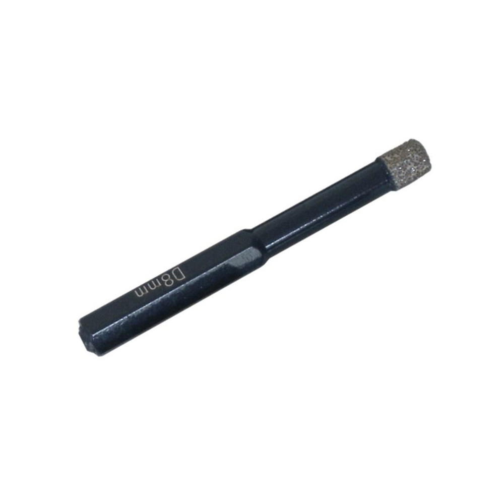 Sanpro Diamant Trocken (Kühlwachs) Fliesenbohrer für Akkuschrauber (6-Kant), Größe 8 mm, Größe 8 mm