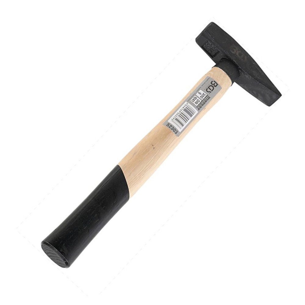 BGS Schlosserhammer, Hickory-Stiel, DIN 1041, 300 g