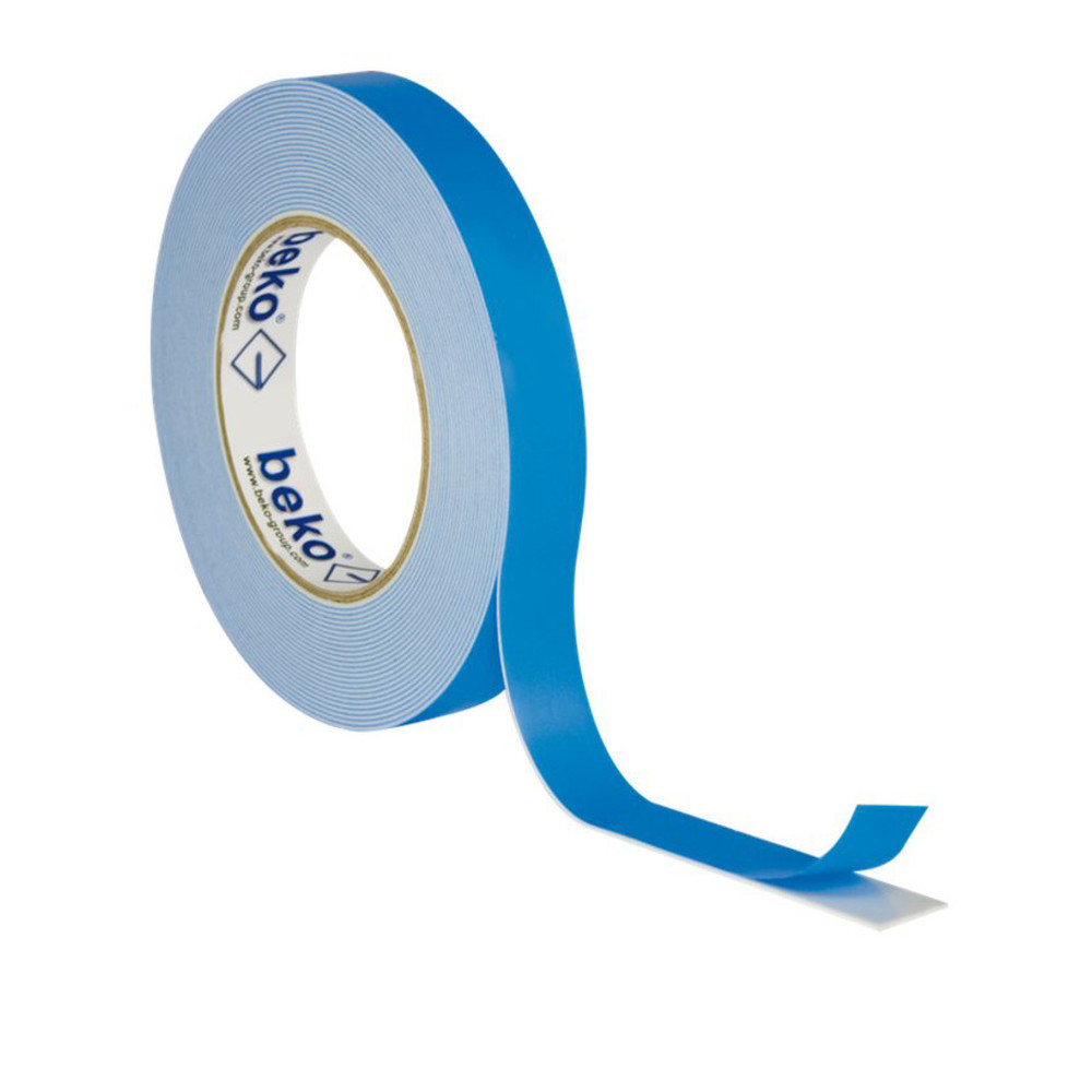 beko Spiegelklebeband 19 mm x 10 m - Doppelseitiges Klebeband
