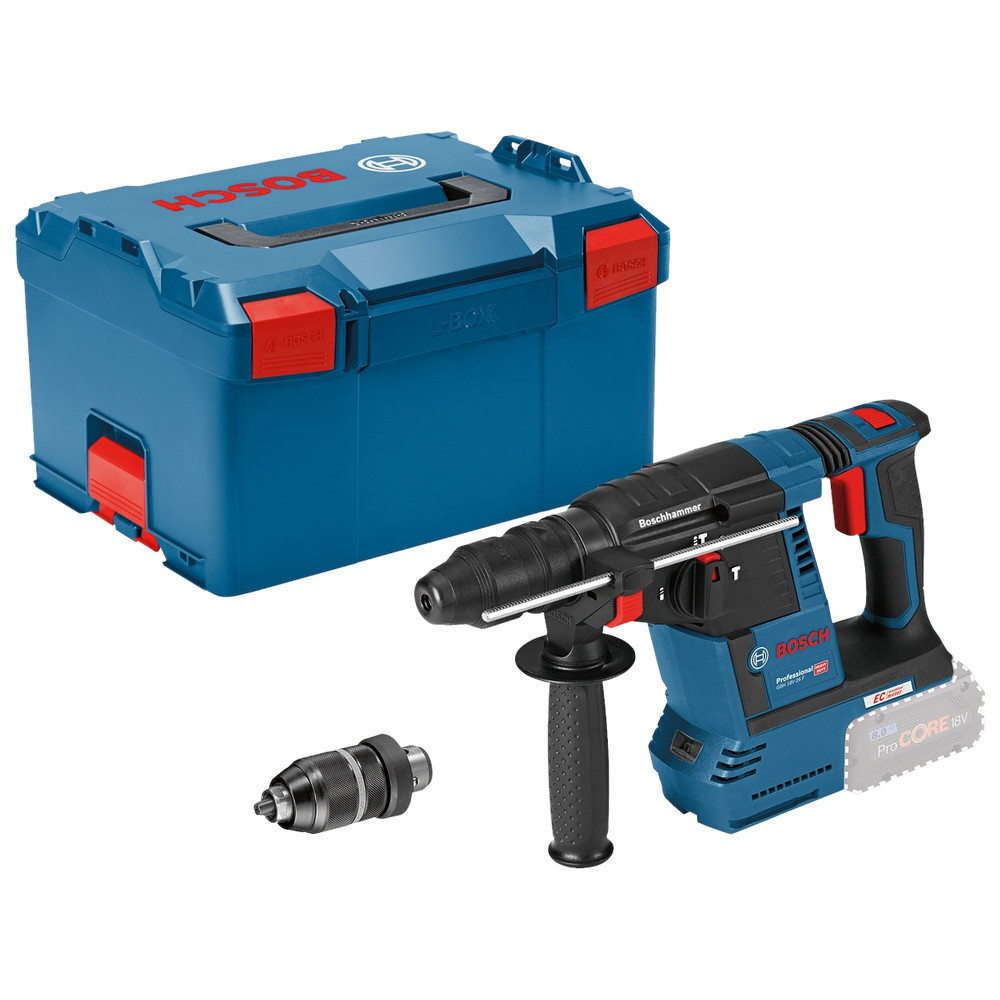 Bosch Professional Akku-Bohrhammer GBH 18V-26 F, SDS plus, solo, L-BOXX