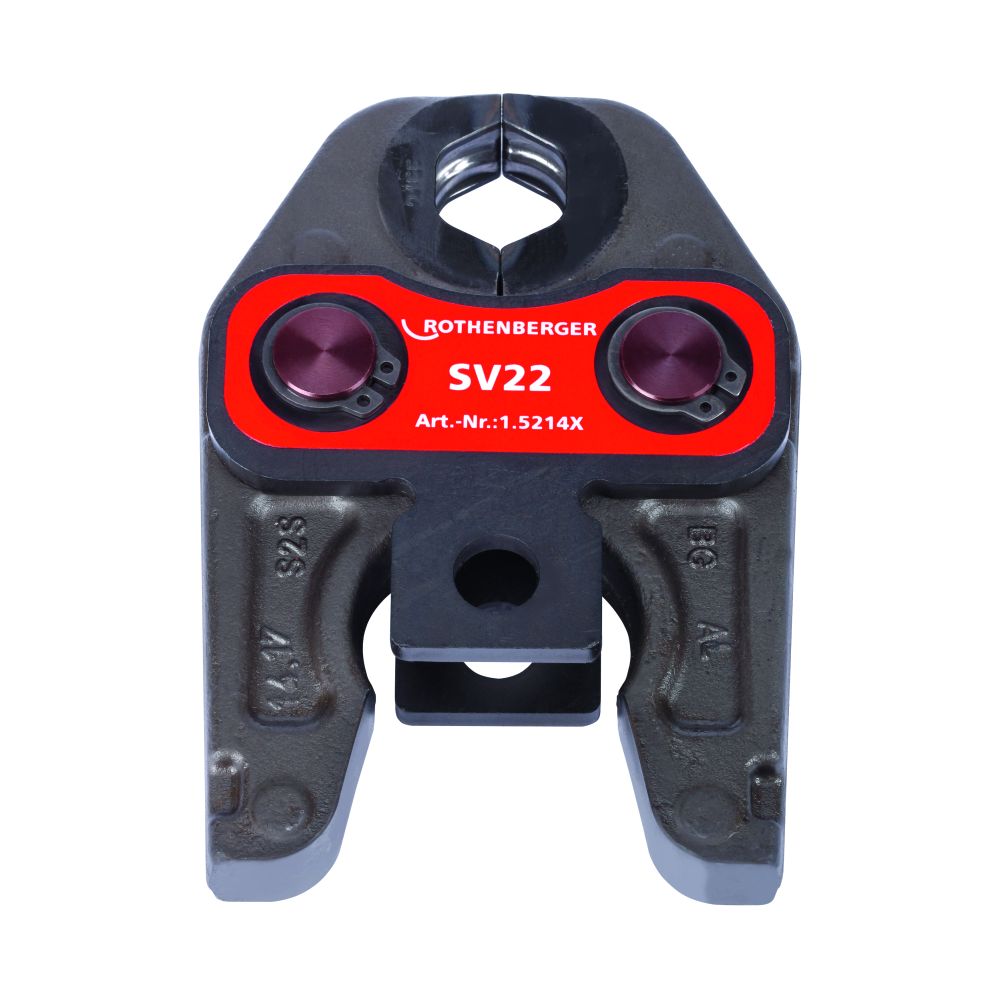 ROTHENBERGER Pressbacke / Presszange - V / SV - Profil, Größe V / SV 22